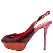 Pre-owned Leather heels Sergio Rossi Pre-owned , Red , Dames