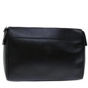 Pre-owned Leather clutches Givenchy Pre-owned , Black , Dames