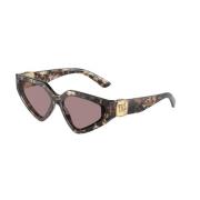 Bruin montuur met bruine en lichtpaarse lenzen Dolce & Gabbana , Multi...