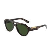 Groen Donker Carey Zonnebril Model Dg4466 Dolce & Gabbana , Brown , Da...