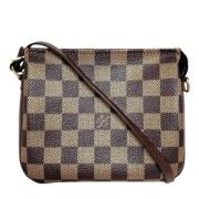 Pre-owned Canvas clutches Louis Vuitton Vintage , Brown , Dames