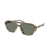 Groen Montuur Groene Lens Zonnebril Michael Kors , Green , Unisex