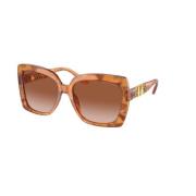 Bruin Gradient Zonnebril Mk2213 Michael Kors , Brown , Dames