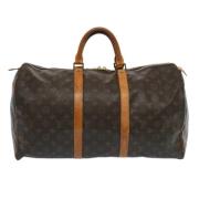 Pre-owned Fabric travel-bags Louis Vuitton Vintage , Brown , Dames