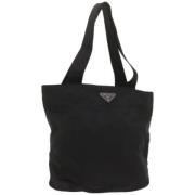 Pre-owned Nylon totes Prada Vintage , Black , Dames