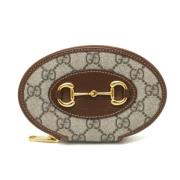 Pre-owned Canvas wallets Gucci Vintage , Brown , Dames