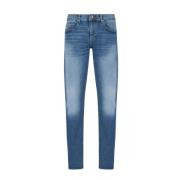 Slim-fit Jeans Armani , Blue , Heren