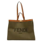 Pre-owned Canvas fendi-bags Fendi Vintage , Green , Dames