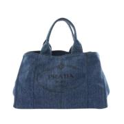 Pre-owned Denim prada-bags Prada Vintage , Blue , Dames