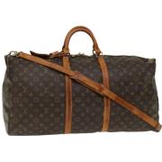 Pre-owned Canvas handbags Louis Vuitton Vintage , Brown , Dames