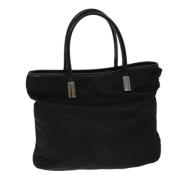 Pre-owned Nylon totes Gucci Vintage , Black , Dames