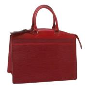 Pre-owned Leather handbags Louis Vuitton Vintage , Red , Dames