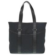 Pre-owned Canvas totes Gucci Vintage , Black , Dames