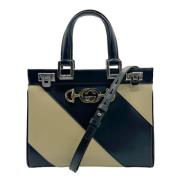 Pre-owned Leather gucci-bags Gucci Vintage , Multicolor , Dames