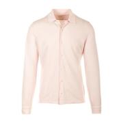 Roze Shirt Piquet Stijl Bl'ker , Pink , Heren