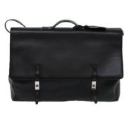 Pre-owned Leather travel-bags Gucci Vintage , Black , Dames