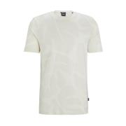 Korte mouw T-shirts en Polos Hugo Boss , Beige , Heren