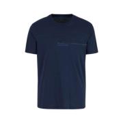 Klassiek T-shirt voor dagelijks gebruik Armani Exchange , Blue , Heren