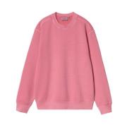 Essentiële Logo Sweatshirt Carhartt Wip , Pink , Heren