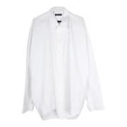 Pre-owned Cotton tops Balenciaga Vintage , White , Dames