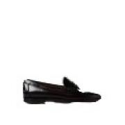 Zwarte Penny Loafers Platte Schoenen Sebago , Black , Dames