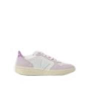 Witte V-10 Sneakers met Zijlogo Veja , Multicolor , Dames