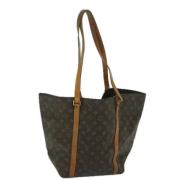 Pre-owned Canvas shoulder-bags Louis Vuitton Vintage , Brown , Dames