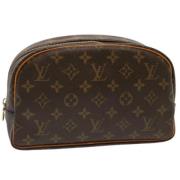 Pre-owned Canvas clutches Louis Vuitton Vintage , Brown , Dames