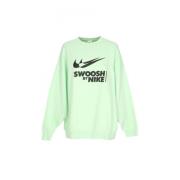 Sportswear Crewneck Sweatshirt Groen/Zwart Nike , Green , Dames
