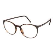 Illusion Brilmonturen in Havana Kleur Silhouette , Brown , Unisex