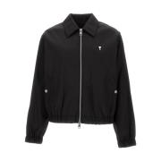 Light Jackets Ami Paris , Black , Heren