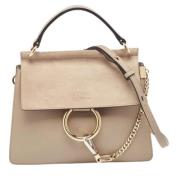 Pre-owned Leather handbags Chloé Pre-owned , Beige , Dames