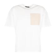 Klassieke ronde hals T-shirt Xagon Man , White , Heren