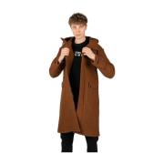 Capuchon Wollen Jas Xagon Man , Brown , Heren