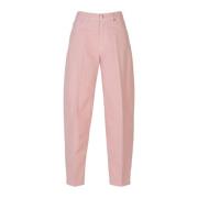 Roze Wortel Model Katoenen Broek Nine In The Morning , Pink , Dames