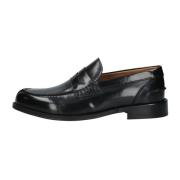 Heren Loafer Leren Comfortabele Zool Exton , Black , Heren