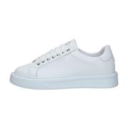 Witte Leren Sneakers voor Vrouwen Exton , White , Dames