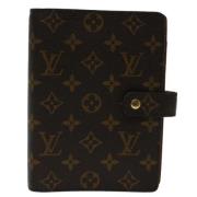 Pre-owned Canvas wallets Louis Vuitton Vintage , Brown , Dames