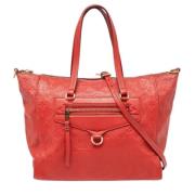 Pre-owned Leather shoulder-bags Louis Vuitton Vintage , Red , Dames