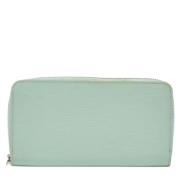 Pre-owned Leather wallets Louis Vuitton Vintage , Green , Dames