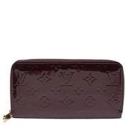 Pre-owned Leather wallets Louis Vuitton Vintage , Red , Dames