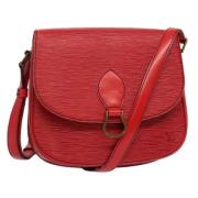 Pre-owned Leather louis-vuitton-bags Louis Vuitton Vintage , Red , Dam...