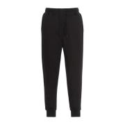 Zwarte Fleece Jogger Broek Jess Schott NYC , Black , Heren