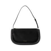 Crystal Bumper-15 Hobo Tas - Zwart Leer JW Anderson , Black , Dames