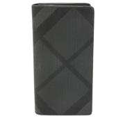 Pre-owned Coated canvas wallets Burberry Vintage , Black , Dames