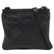 Pre-owned Leather gucci-bags Gucci Vintage , Black , Dames