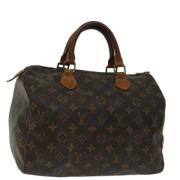 Pre-owned Canvas louis-vuitton-bags Louis Vuitton Vintage , Brown , Da...