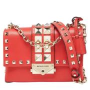 Pre-owned Leather shoulder-bags Michael Kors Pre-owned , Red , Dames