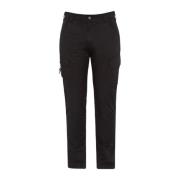 Cargo broek met meerdere zakken Schott NYC , Black , Heren