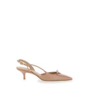 Beige Hak Slingback Tully 50 Stuart Weitzman , Beige , Dames